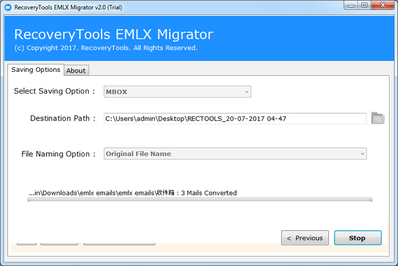 open migrated data after complete the apple mail to thunderbird migration